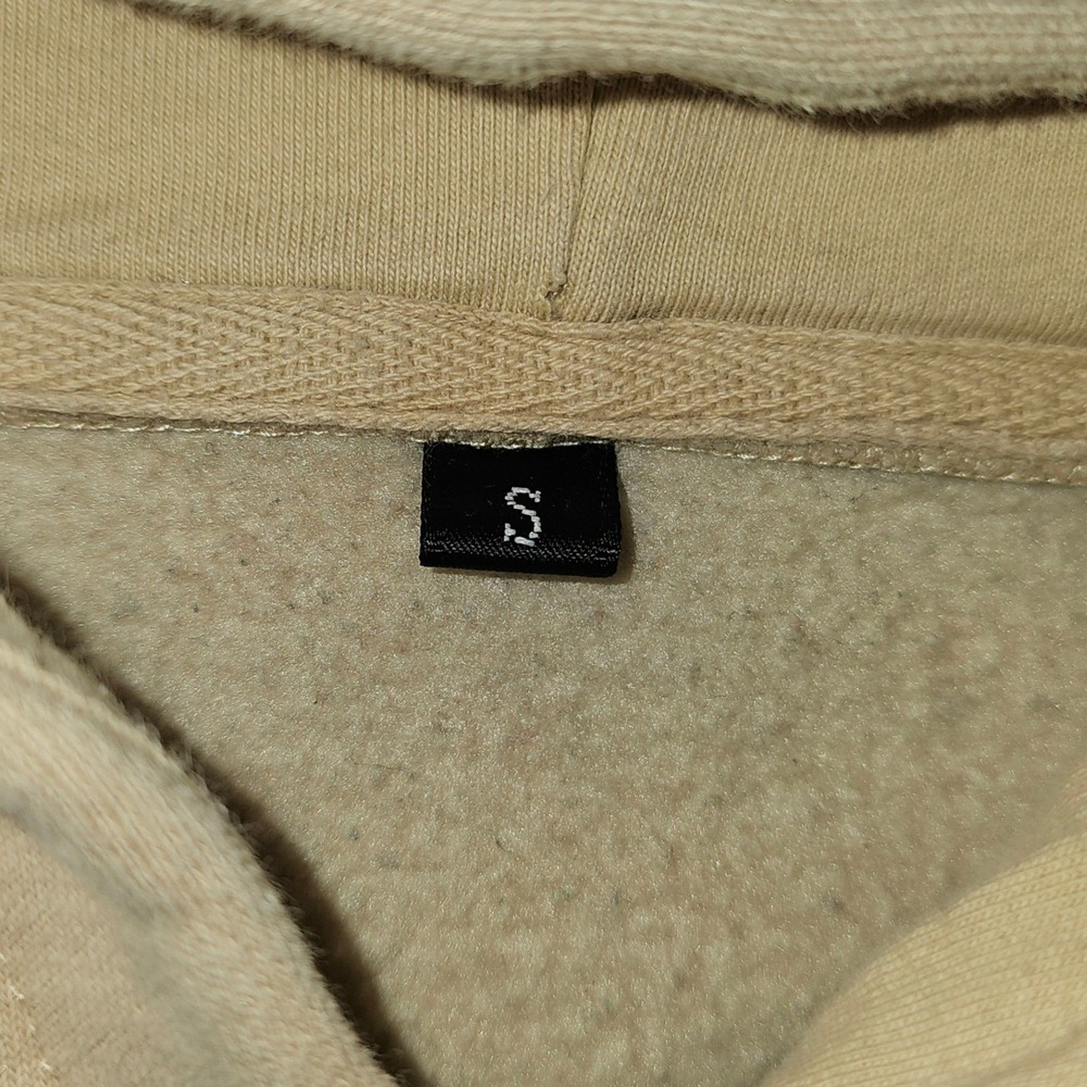 Wheres The Hoop Smiley Phases Graphic Hoodie Sand Small Streetwear Puff Print - Picture 3 of 8